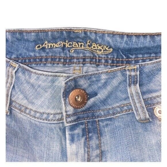 American Eagle Ae Artist Bootcut Women Denim Jeans Size 4 - Picture 2 of 12